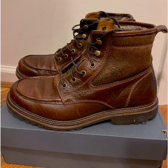 Trask boots for men leather and fur inside size 8M - Picture 7 of 16